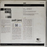 Pandit Jasraj - Musical Homage to a Guru (Vinyl)